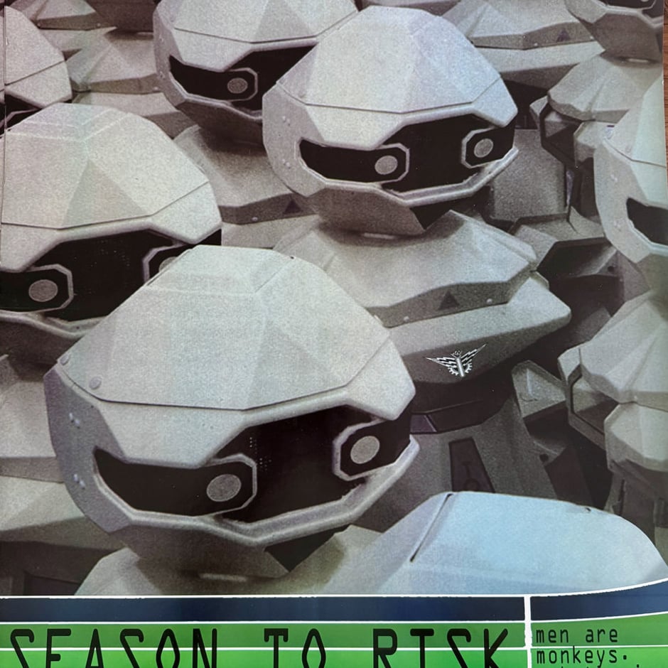 Men Are Monkeys. Robots Win Promo Poster -  Rare