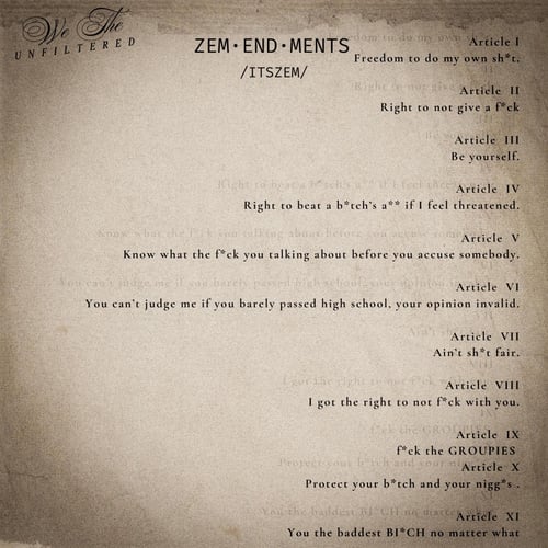 ZEMENDMENTS (Instrumental Pack)