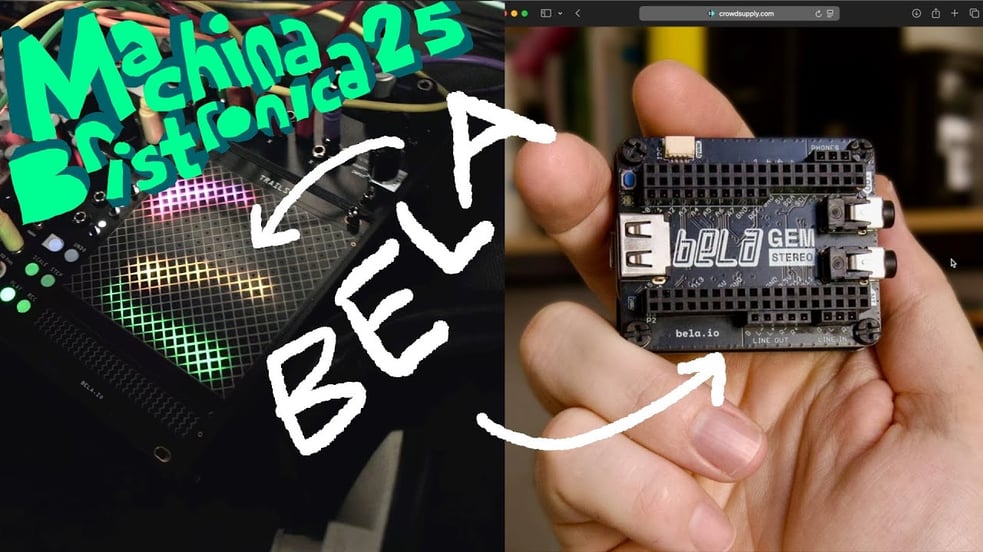 BELA TRAILS and GEM(!) New embedded audio platform! - Machina Bristronica 2025