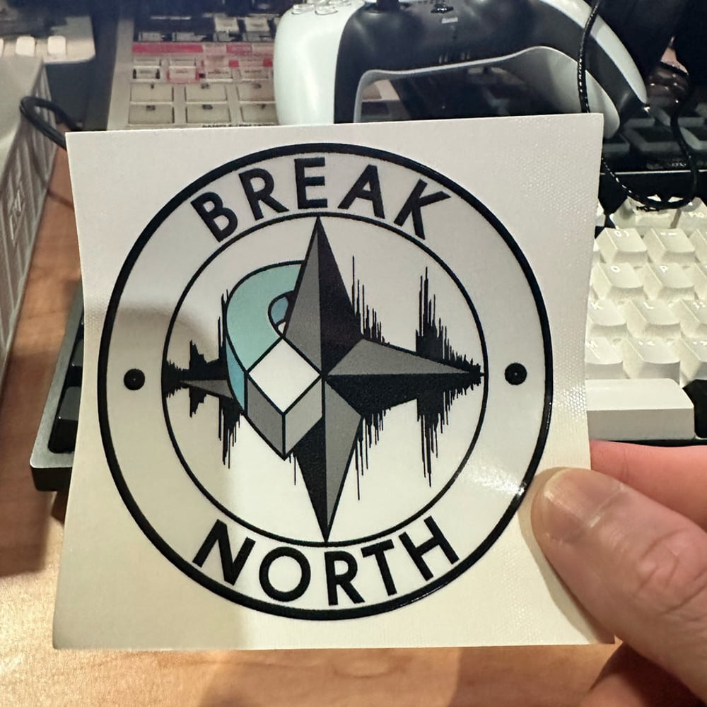 Break North Logo Stickers