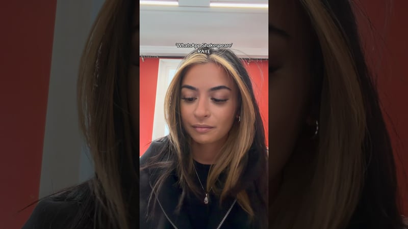 ‘WhatsApp Shakespeare’ @RAYEofficial #singing #whatsappshakespeare #raye #shortsfeed #romeoandjuliet