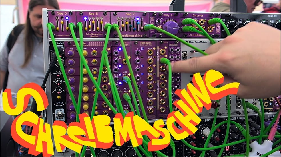 Catching up with Schreibmaschine after hiatus #eurorack #diy  #superbooth2025