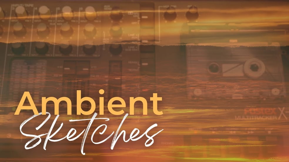 Ambient Sketch # 14 - Improvised Ambient Tape Loop  | Cassette Tape, Reverb Pedal & Analog Texture