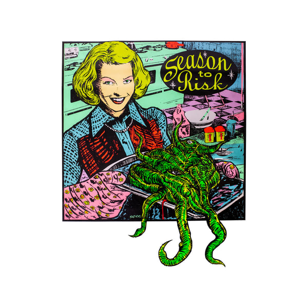 Kozik die-cut Sticker image