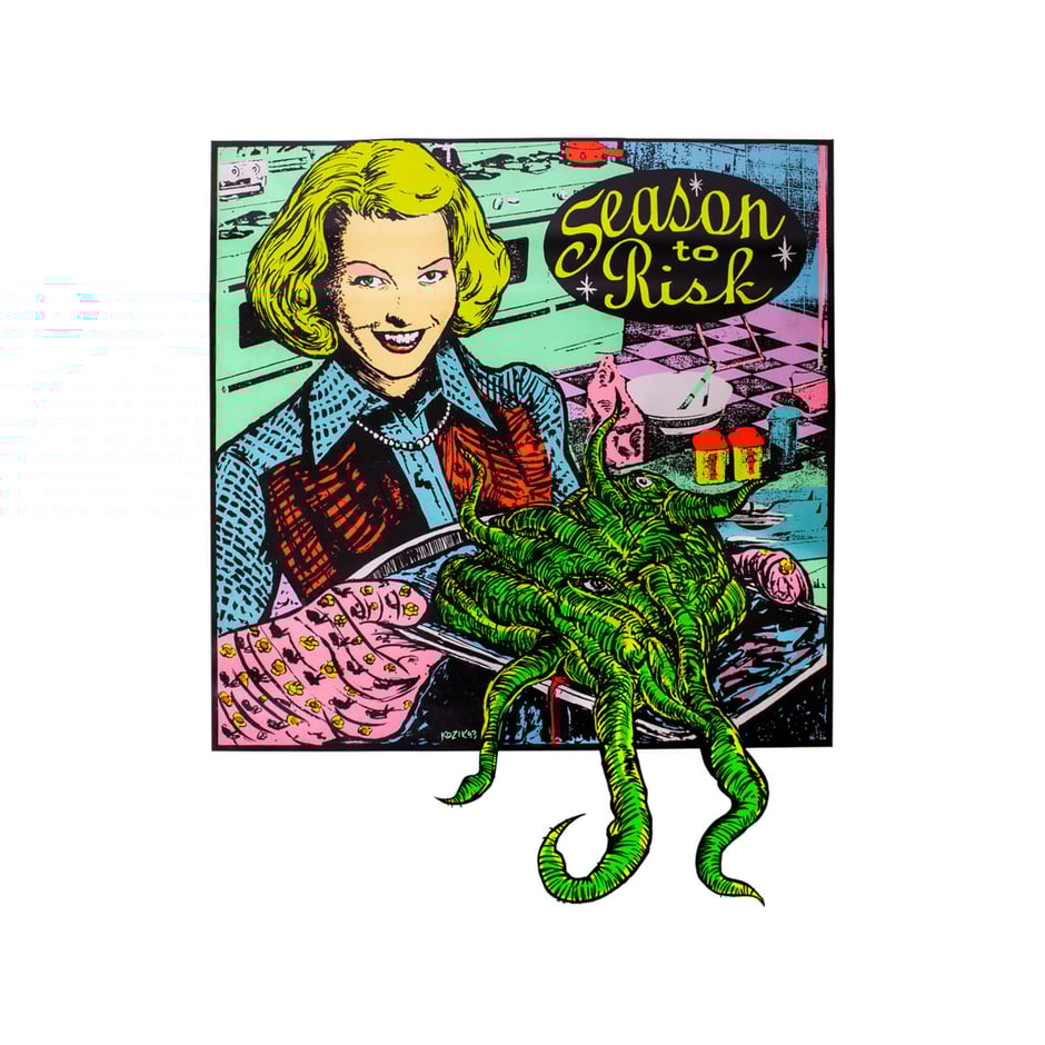 Kozik die-cut Sticker