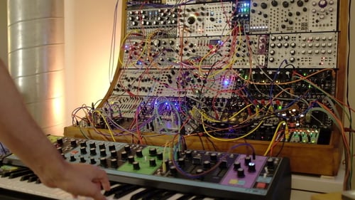 DFAM slam (Moog DFAM, Matriarch, Qu-bit Data Bender)