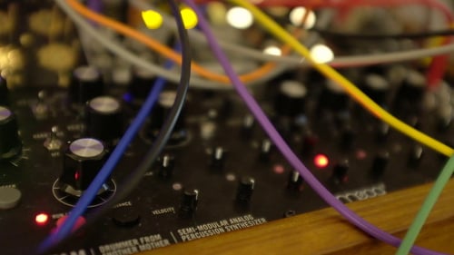 DFAM acid (Moog DFAM, Qu-bit Scanned, Noise Engineering Desmodus Versio)