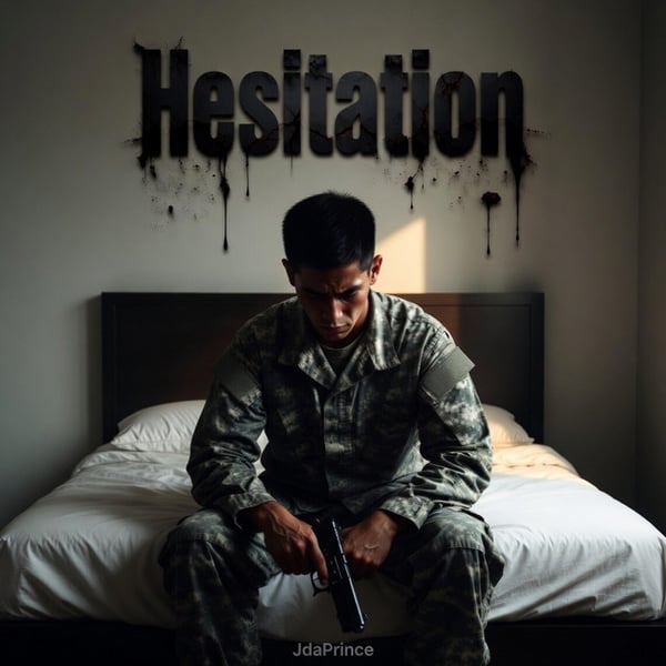Hesitation. image