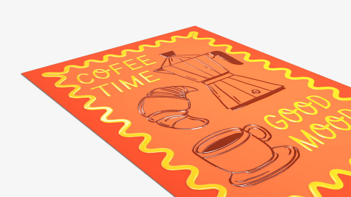 Drukuj plakaty premium, lakier wybiórczy UV, folie 3D