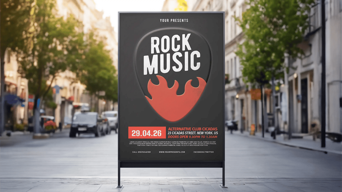 Plakat reklama zewnętrza outdoor