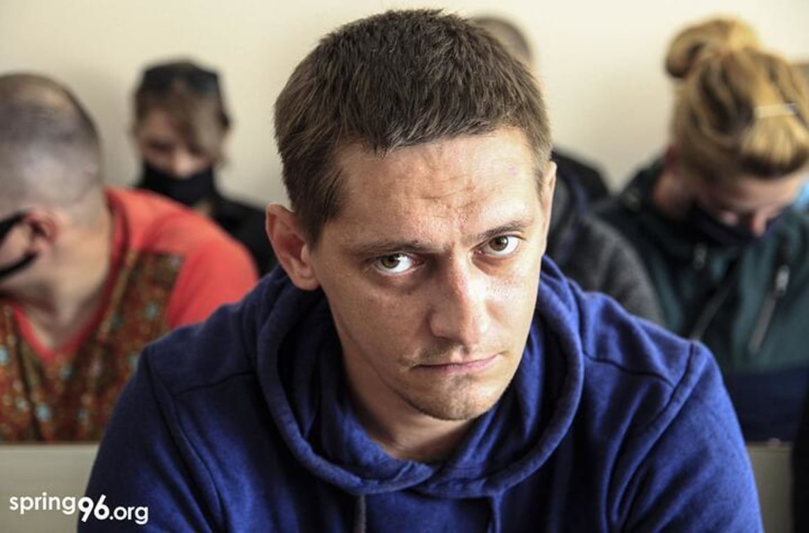 Павел Песков на суде. Фото: Spring96.org