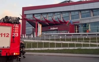 В Минске горел аквапарк «Лебяжий»