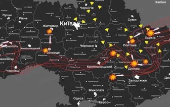 Россия атаковала Украину ракетами разных типов