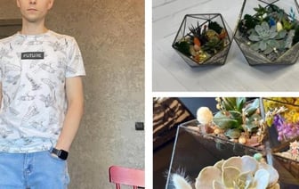 «Каждую неделю дарил жене кактусы, а потом — запустил бизнес». Посмотрите, какие флорариумы делает этот белорус