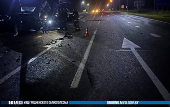 В Ивьевском районе водитель врезался в лесовоз и погиб