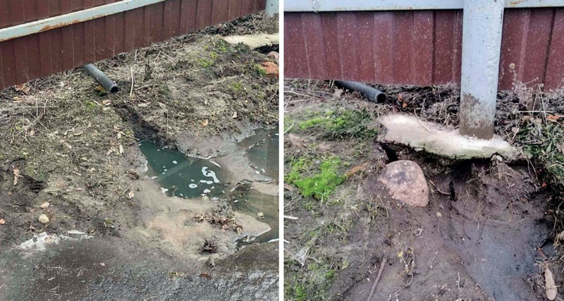 Соседский конфликт в Каменецком районе из-за слива воды
