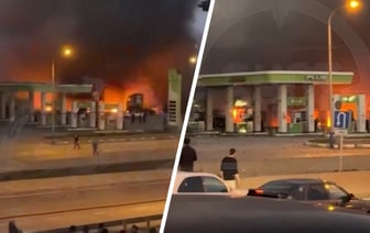 В российской Махачкале произошел взрыв на АЗС — известно о 5 погибших — Видео