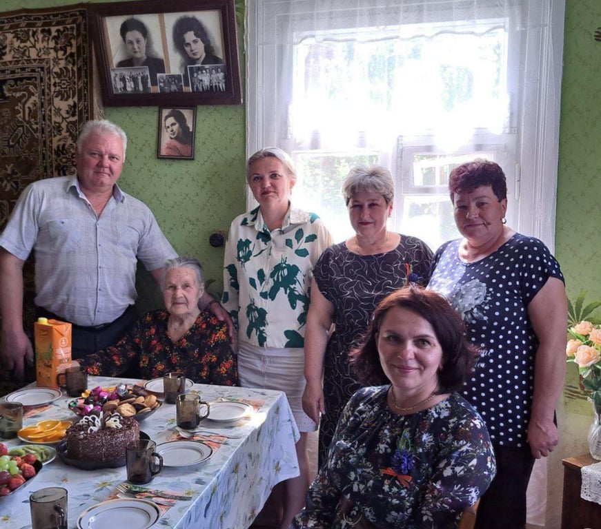 Долгожительница из Давид-Городка Раиса Алексеевна Матусевич отмечает 103 года