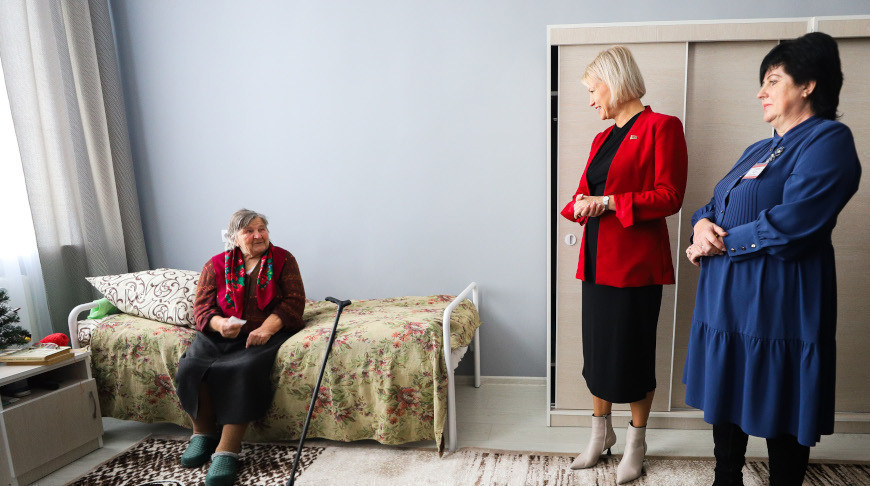 Отделение круглосуточного пребывания для пожилых людей и инвалидов открыли в Пружанском районе