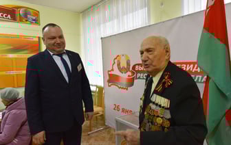 Ветеран из Гомеля: «Голосую за красавицу-Беларусь с сильным лидером»