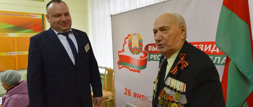 Ветеран из Гомеля: «Голосую за красавицу-Беларусь с сильным лидером»