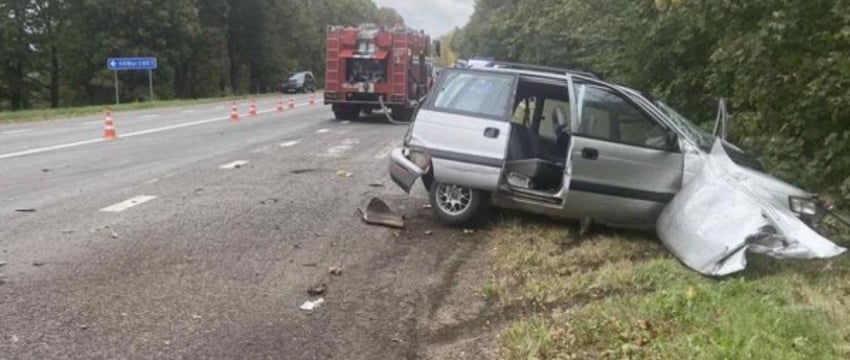 Жесткое ДТП в Брестской области: столкнулись грузовик и автомобиль