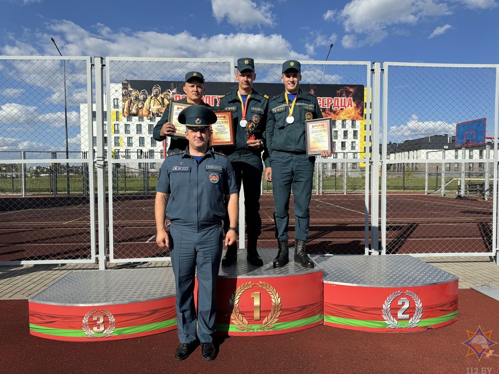 Определен сильнейший пожарный-спасатель в Брестской области