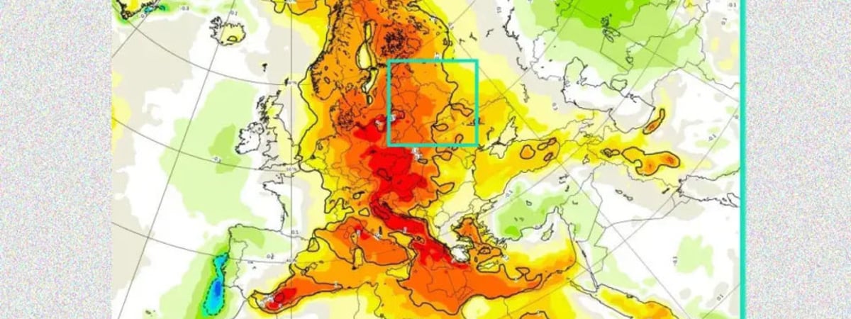 Рекордная жара идёт в Европу — затронуть может и Беларусь