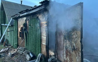 Горели дома, баня и гараж — за первые дни нового года в области произошло 9 пожаров
