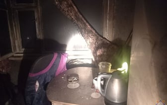 В Щучинском районе горело общежитие