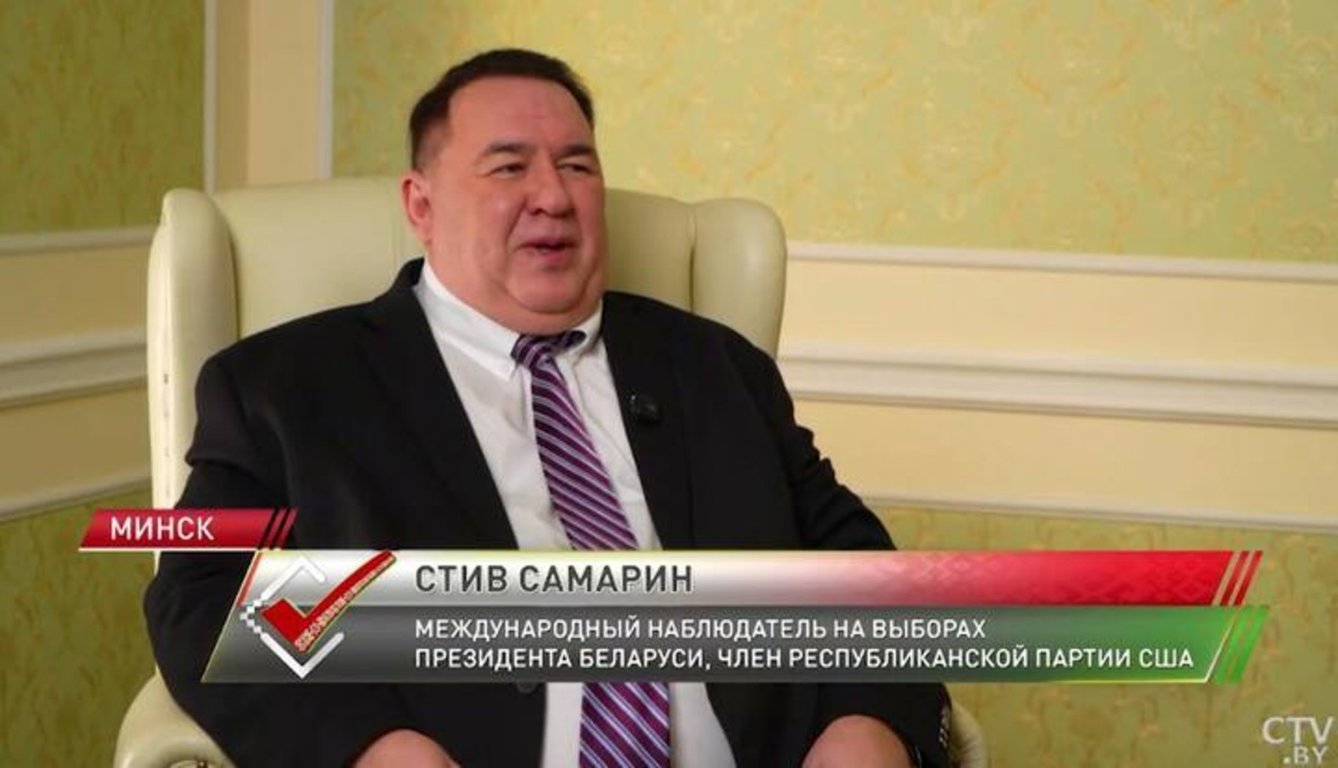 Стив Самарин в эфире СТВ. 2025 год. Скриншот видео