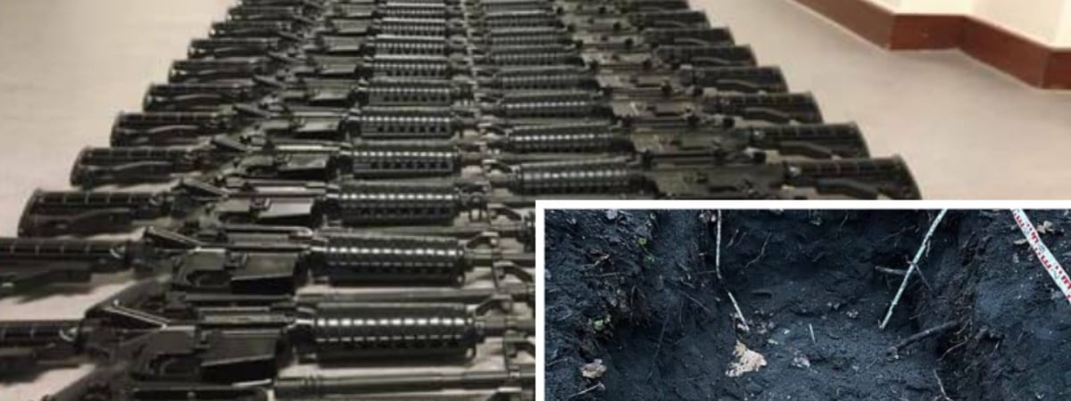 Собачьи фекалии не помогли. В Германии за кражу 40 винтовок задержали двух белорусов
