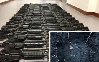 Собачьи фекалии не помогли. В Германии за кражу 40 винтовок задержали двух белорусов