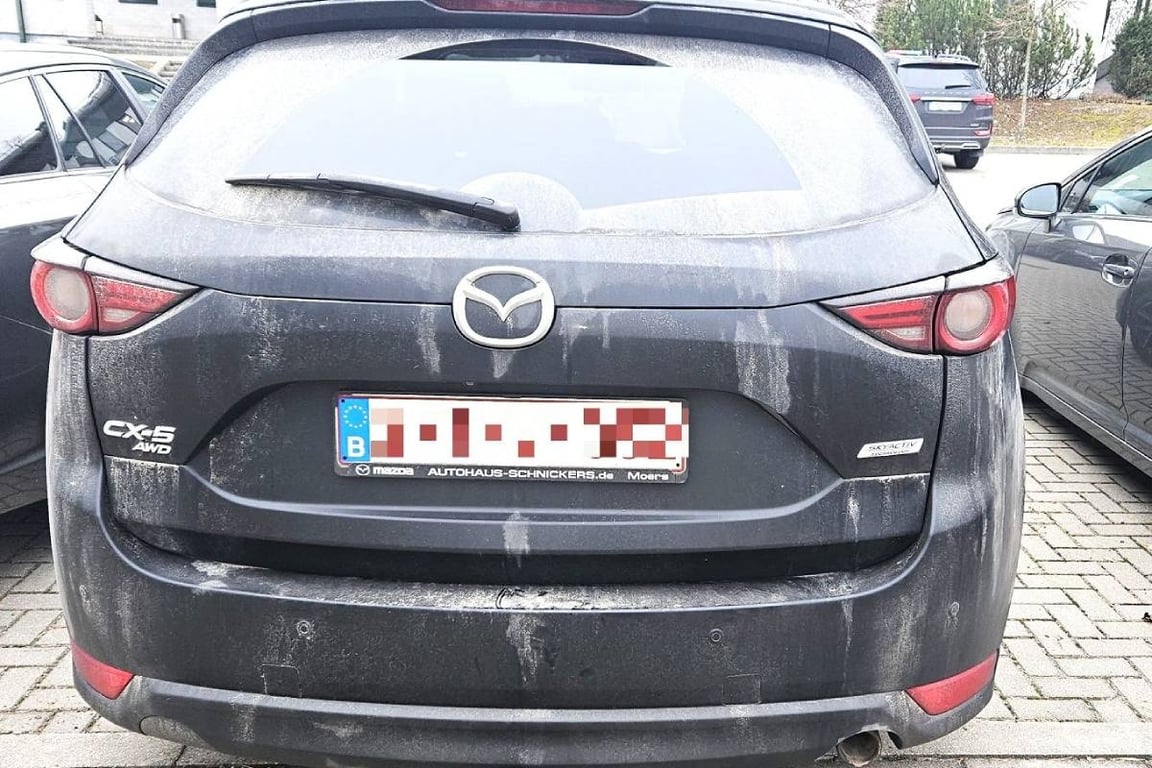 Угнанную в Германии Mazda задержали на выезде из Литвы в Беларусь