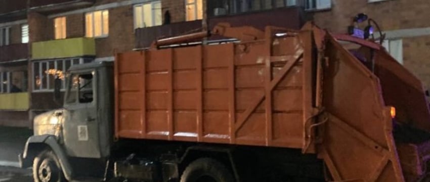 В Пинске мусоровоз наехал на женщину