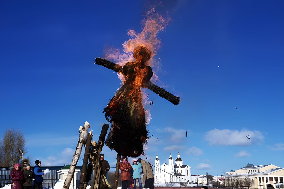 Масленица в Витебске. Фото Сергея Серебро