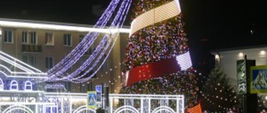 В Бресте встретили Новый 2024 год