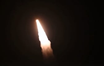 Запуск межконтинентальной ракеты в США