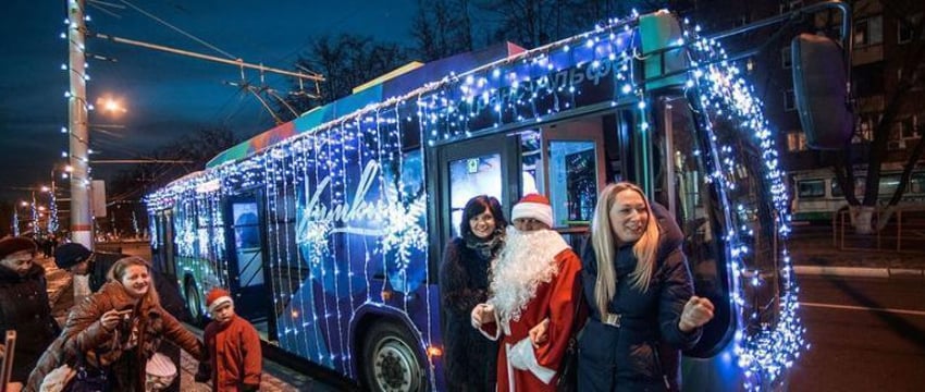 В Бресте запустят специальные рейсы троллейбусов в новогоднюю ночь