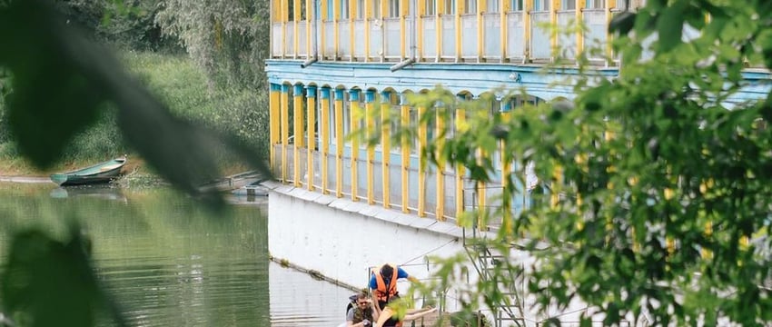 Бизнесмен из Гомеля превратил дебаркадер в плавучий отель