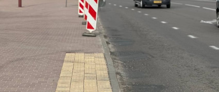 Парковочный карман реконструируют на ул. Ленина в Бресте