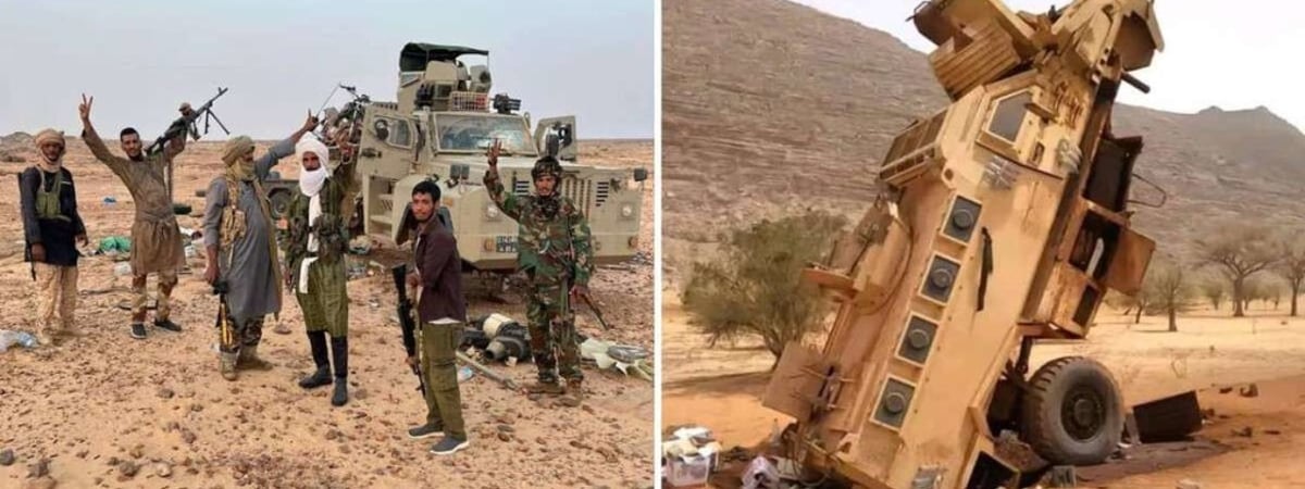 В Мали партизаны уничтожили колонну российских наемников из ЧВК «Вагнер»