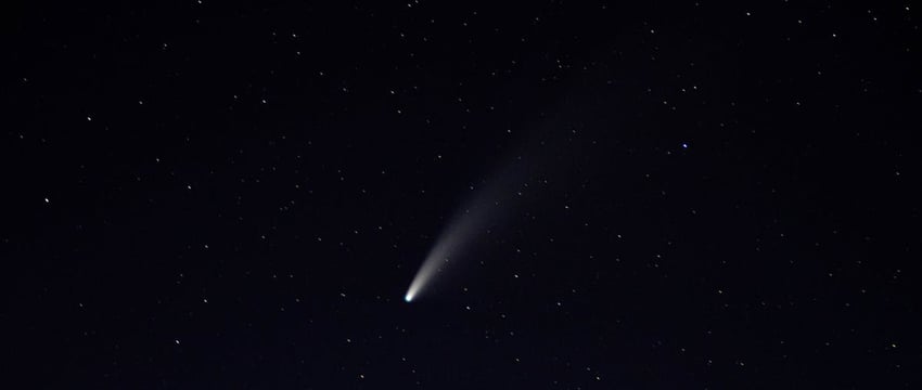 Над Беларусью пролетела комета. Ее словили и в Новополоцке