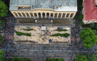 Протесты в Грузии: Задержание 20 человек на акции против закона об иноагентах