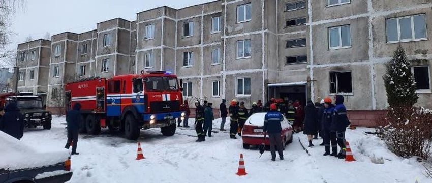 Целая семья погибла на пожаре в Витебске из-за детской шалости