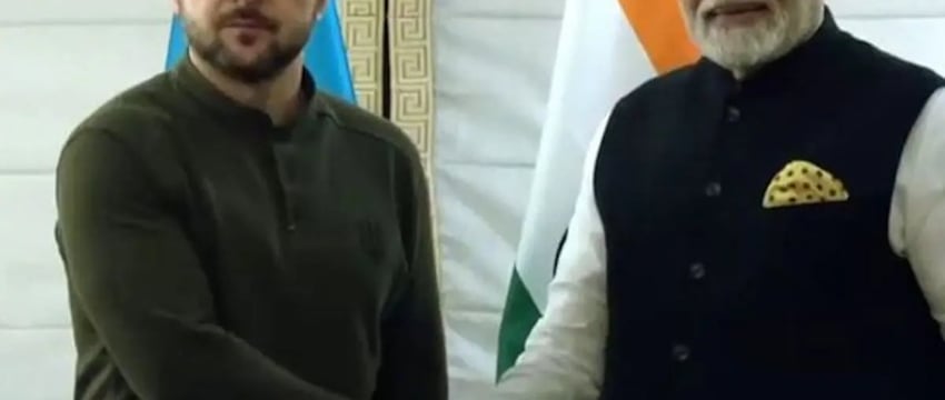 Премьер-министр Моди встретился с президентом Украины Зеленским в Нью-Йорке