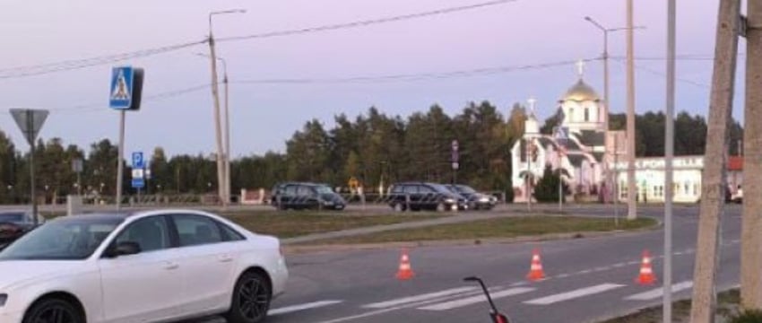 Автомобиль Audi сбил 3-летнего мальчика, который вырвался из рук мамы