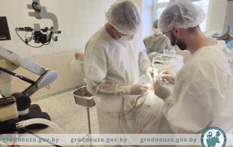 Врачи Гродно применили новое современное оборудование и провели очередную успешную операцию