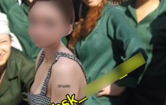 В Витебске задержали девушку с татуировкой «Х*й войне». На нее донесли гости «Славянского базара»