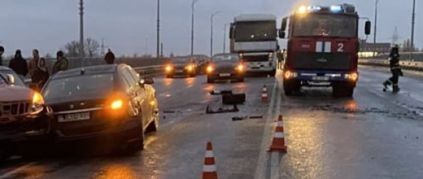 Резкий рост аварийности на Кобринщине: 8 ДТП за утро из-за летних шин и наледи